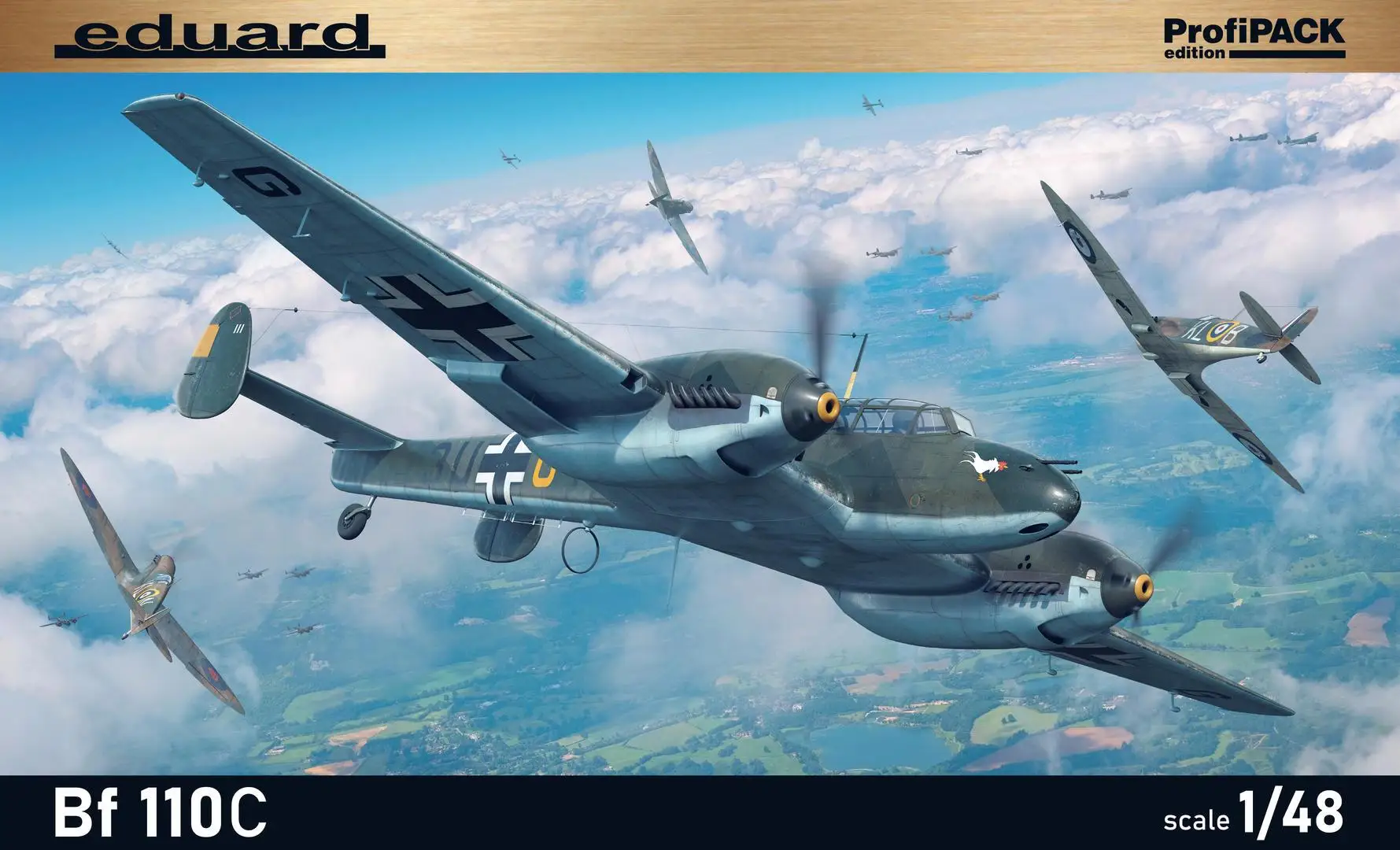 Eduard 8209 1/48 Bf110C Profipack (Plastic model)