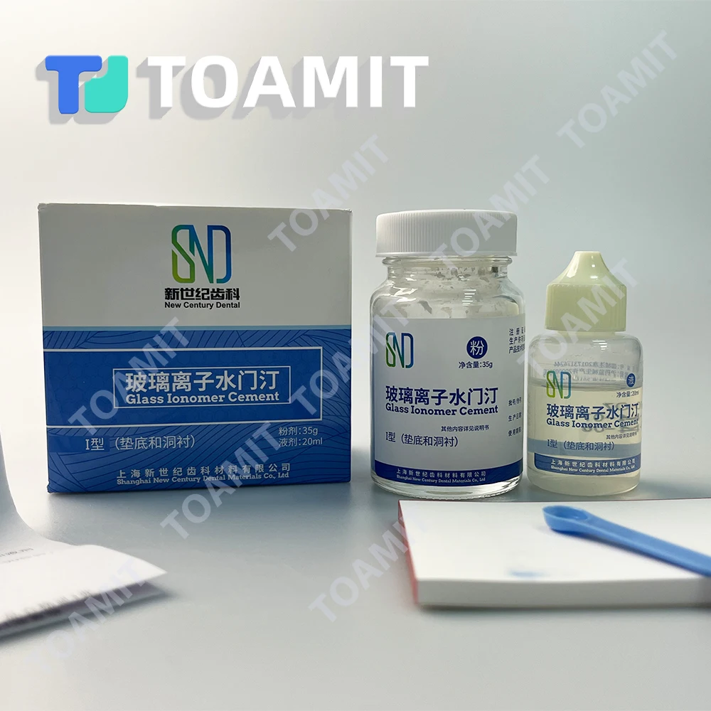 

Glass Ionomer Cement Dental Permanent Filling Materials Kit Tooth Cavities Restoration Type1 Pads Cavity Linings 35g+20ml