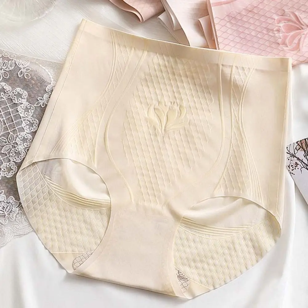 

Traceless Women Ice Silk Briefs High Waist Tummy Control High Waist Butt Lifter Invisible Butt Lifter Hip Lift Shaper Leggings