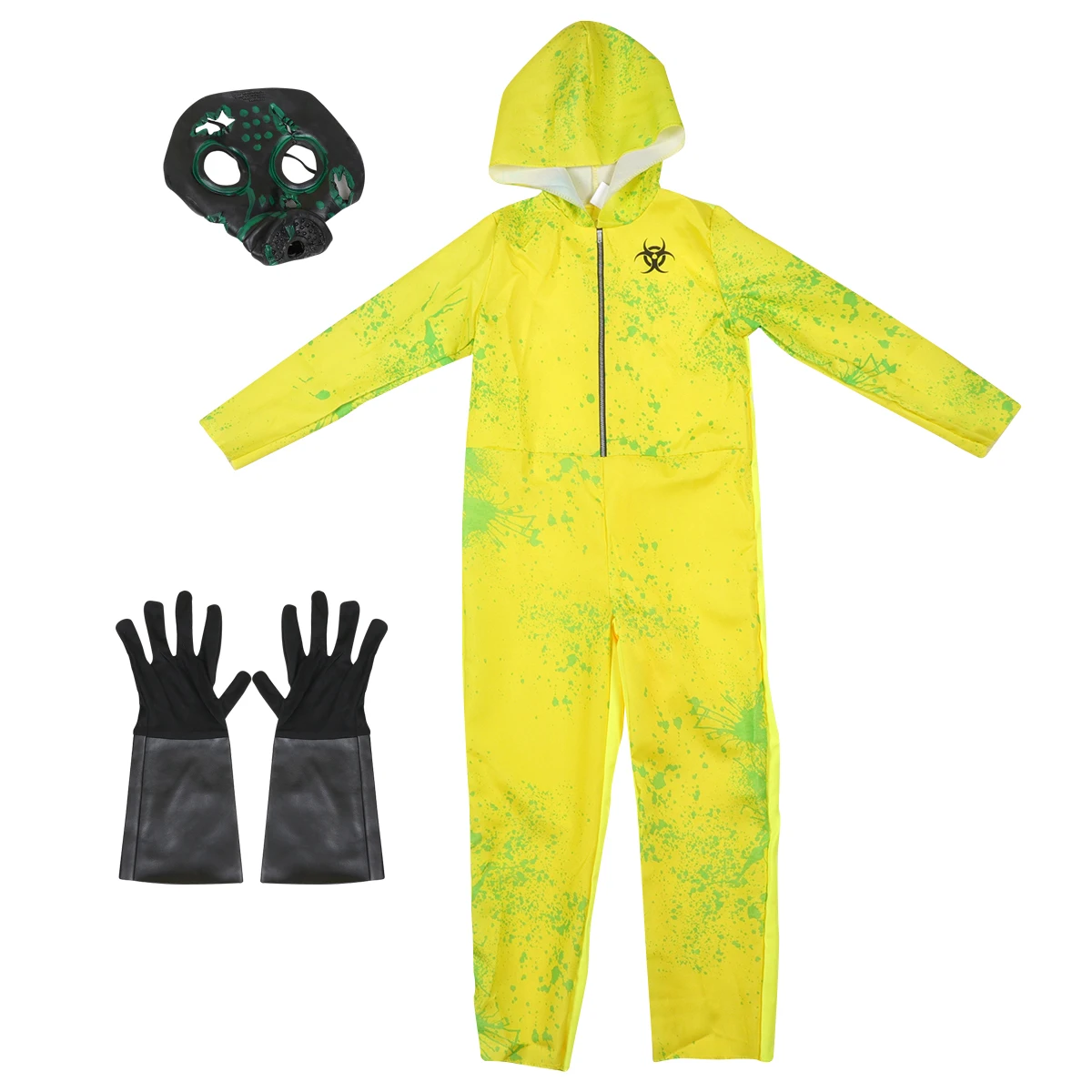 

1 set Cosplay Costume One-Piece Halloween Zombie Outfit Exquisite Workmanship Bright Non-Fading Color
