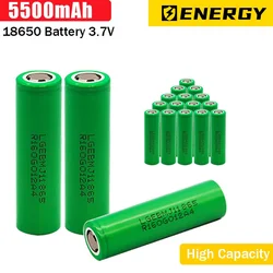 2024New 100% Original Bestselling 18650 5500Mah 25A Discharge INR18650 35E 1-100PCS 3.7V Li-Ion Oplaadbare Battery