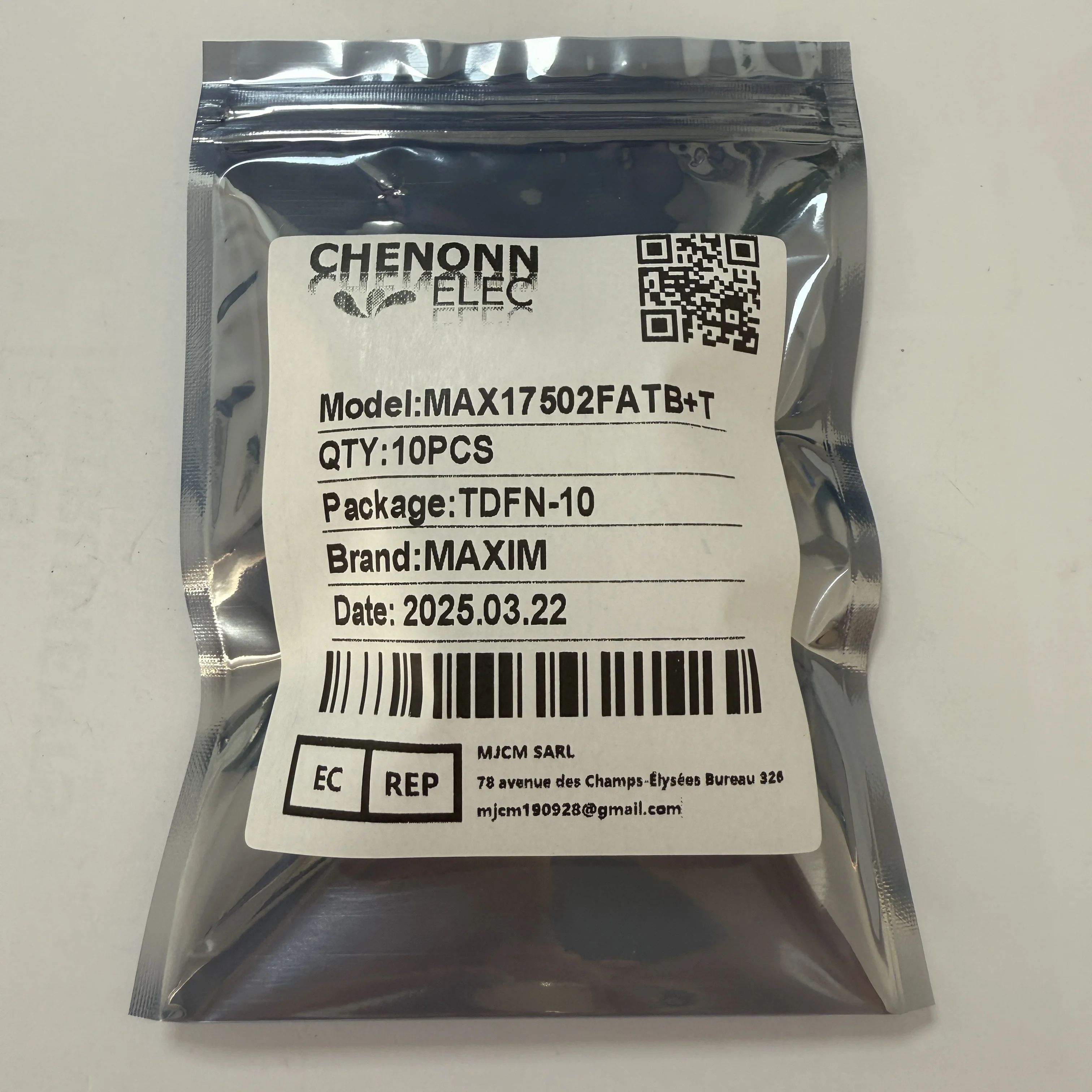 10 PÇS/LOTE MAX17502FATB+T (PMIC)