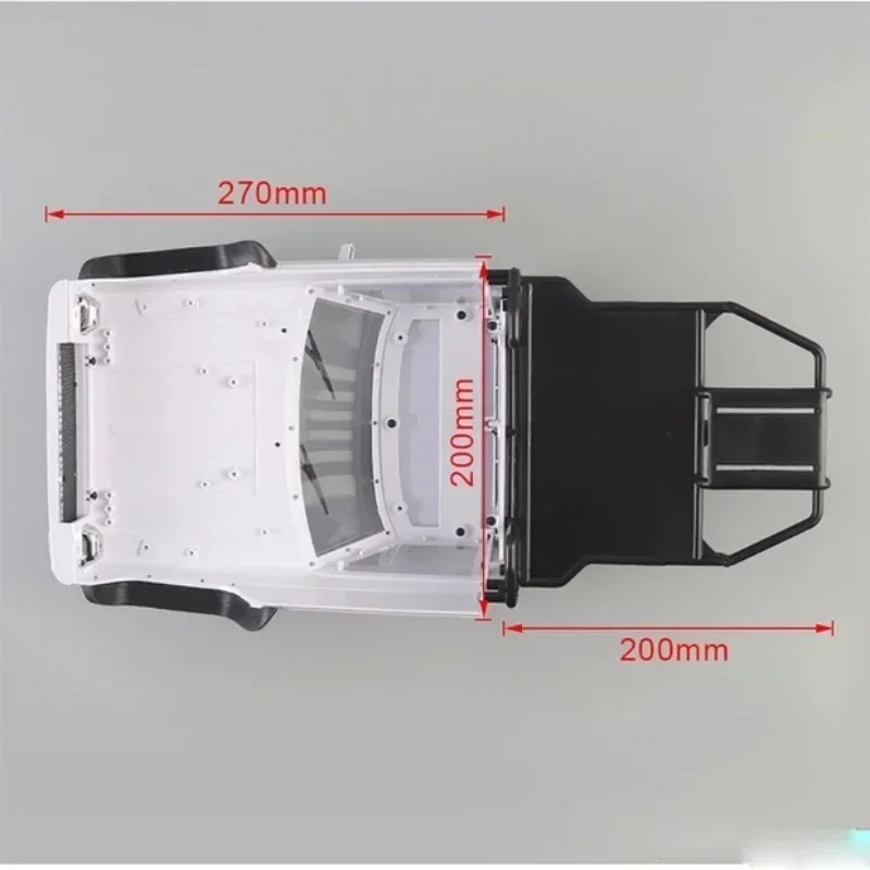 RC Car Cherokee Body Cab & Back-Half Cage for 1/10 RC Crawler TRX4 Axial SCX10 90046