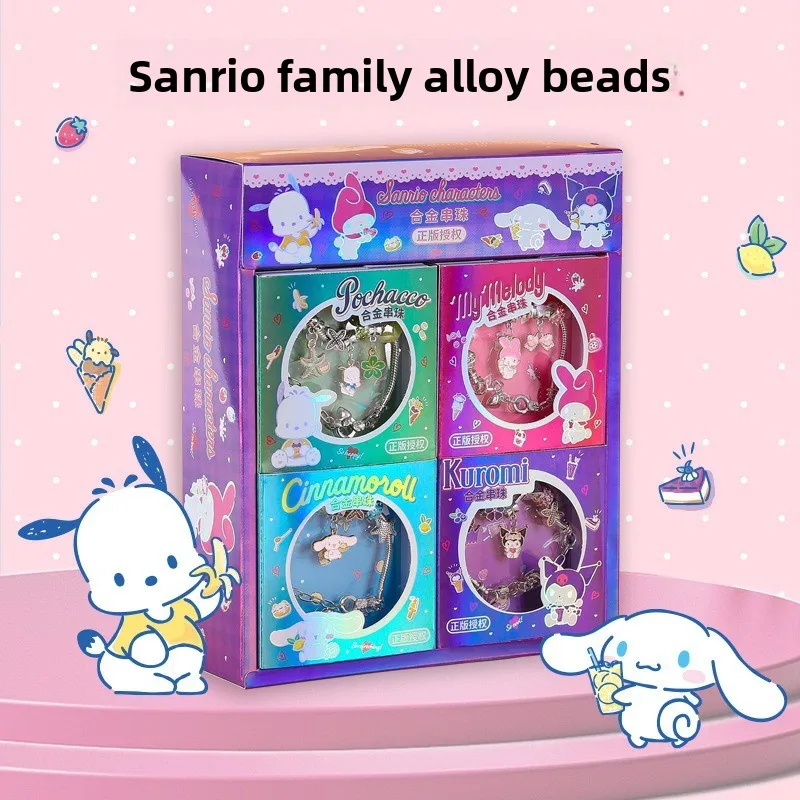 

Fashion Sanrio Alloy Bracelet Cartoon Cute Bracelet Fashion Niche Bracelet Gift Box Personalized Cartoon Bracelet