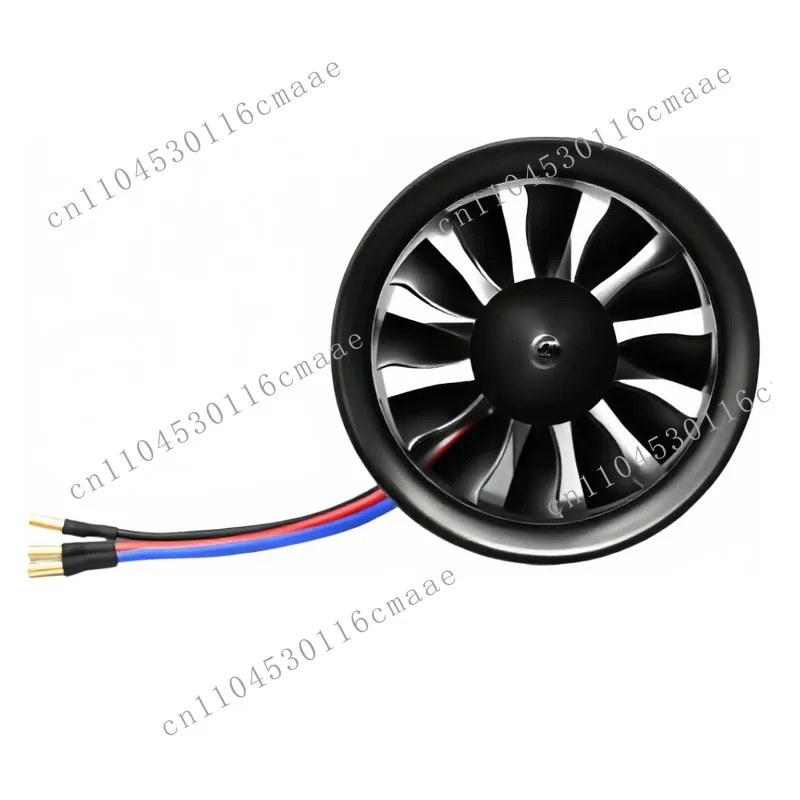 90mm 12-Blade EDF with 1450KV Brushless Motor for 6S RC Jet | 3790g Thrust