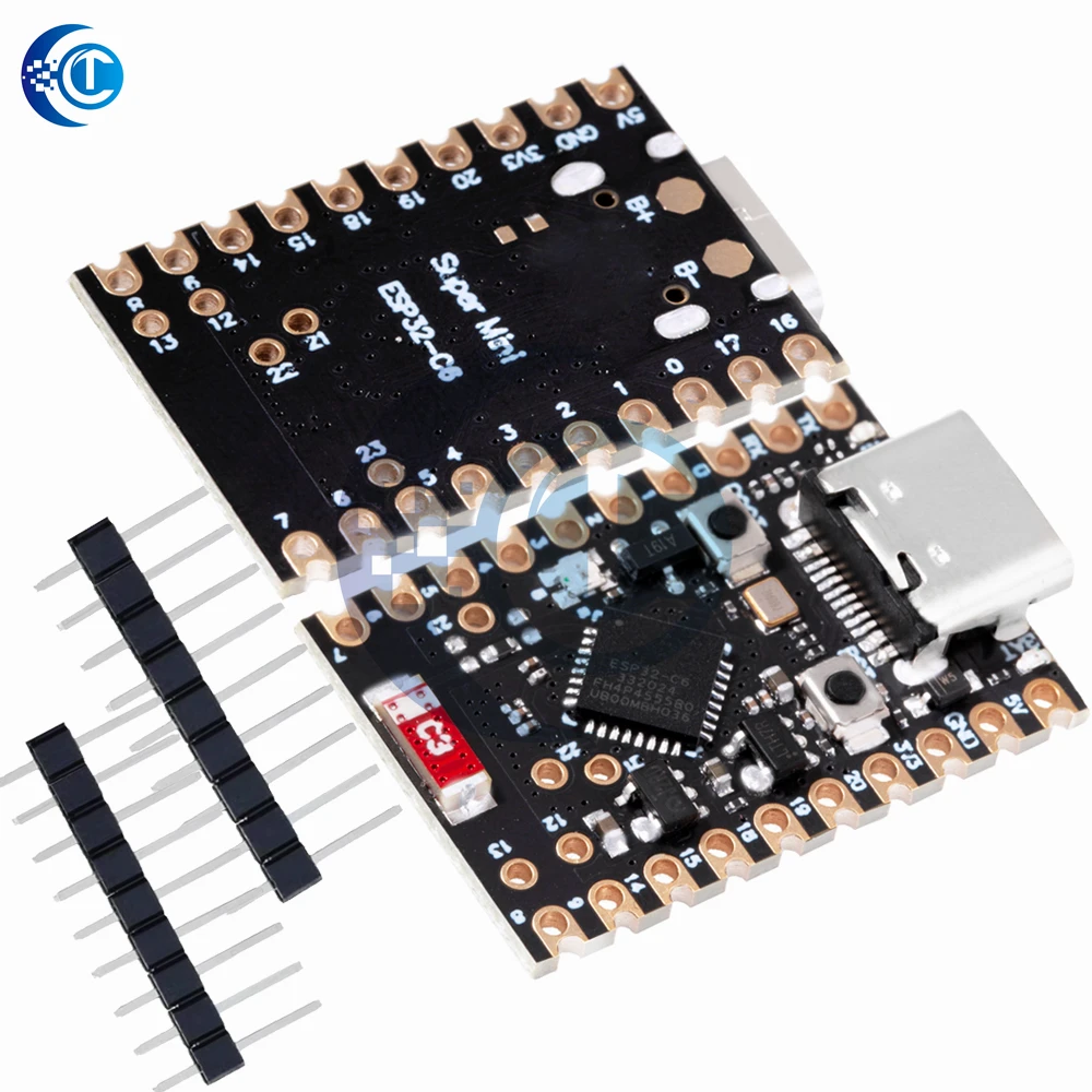 ESP32-C6 Scheda di sviluppo SuperMini Scheda centrale del controller di apprendimento della programmazione del microcontrollore