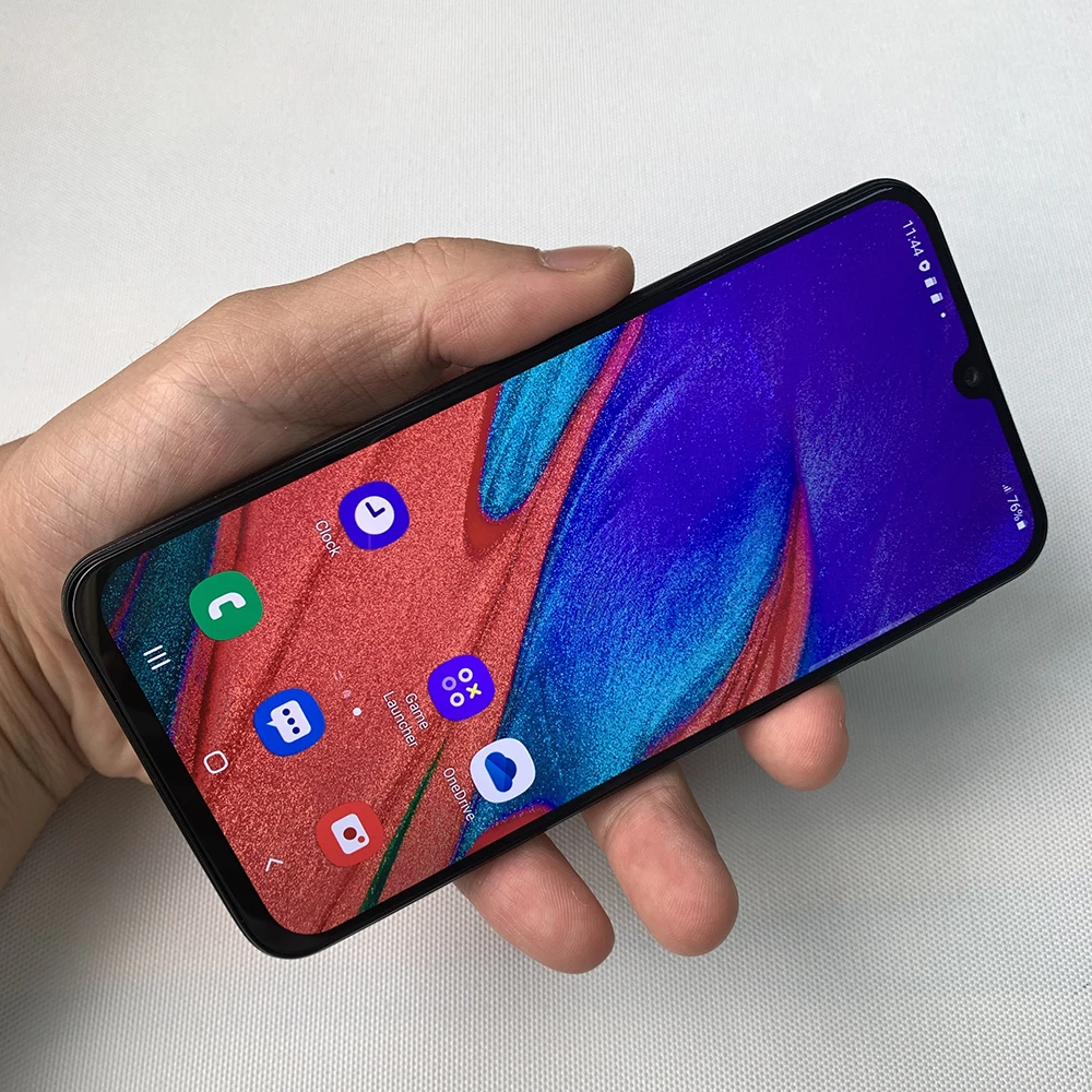 هاتف سامسونج جالاكسي A40 A405F 4G الأصلي بطاقة SIM مزدوجة 5.9 بوصة 4 جيجابايت رام 64 جيجابايت روم هاتف محمول 16 ميجابكسل + 5 ميجابكسل + 25 ميجابكسل أندرويد A40 #6