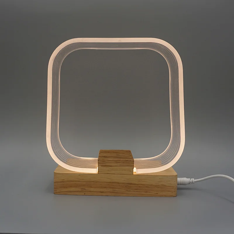 Led Nachtlampje Warme Slaapkamer Moderne Minimalistische Bureaulamp Usb Opladen Touch Bedlampje