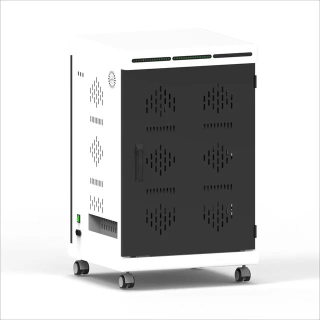 

32 USB Port Charging Station for Multiple Tablets and Phones Cart Charging Cabinet