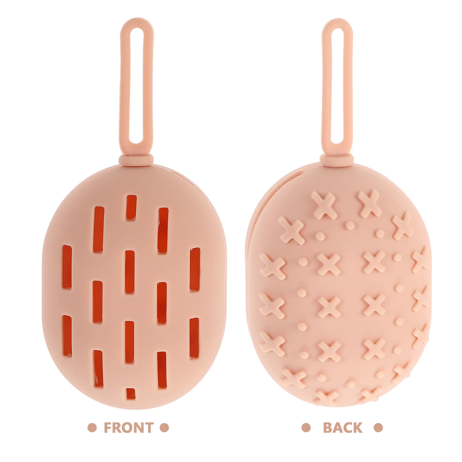 Caja de esponja de maquillaje de silicona, diseño transpirable, soporte ligero para esponja de belleza, estuche de almacenamiento para licuadora de maquillaje de viaje