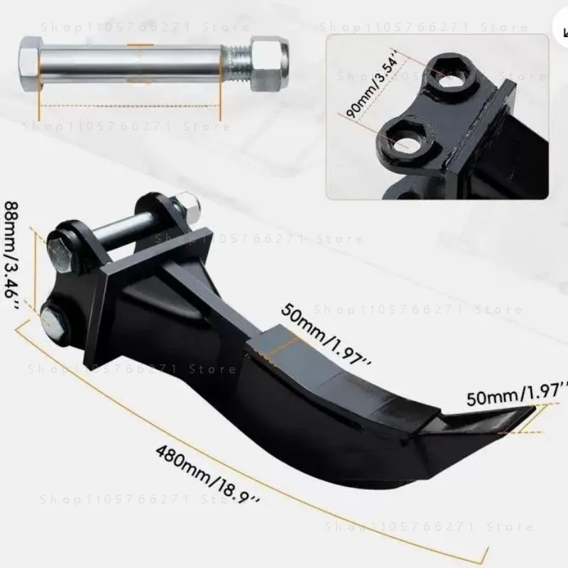 Type crawler excavator accessories scarifier quick rotation bucket inclined bucket one machine multi-purpose