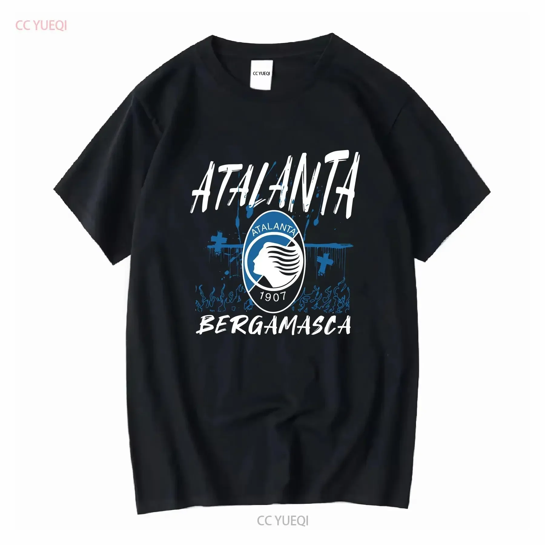 Customization Shirt Atalanta T Shirt Bergamasca Calcio La Dea Gli Orobici Nerazzurri Bergamo Long Or Short Sleeves Vintage Washe