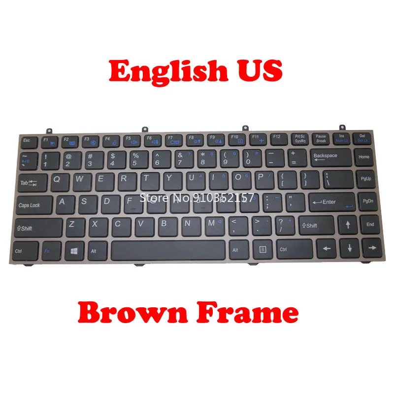 US SW FS Keyboard For CLEVO W230ST MP-12R73U4-430 6-80-W5471-010-1 MP-12R73US-430 MP-12R76CH-430 6-80-W5470-180-1 MP-12R73PS-430