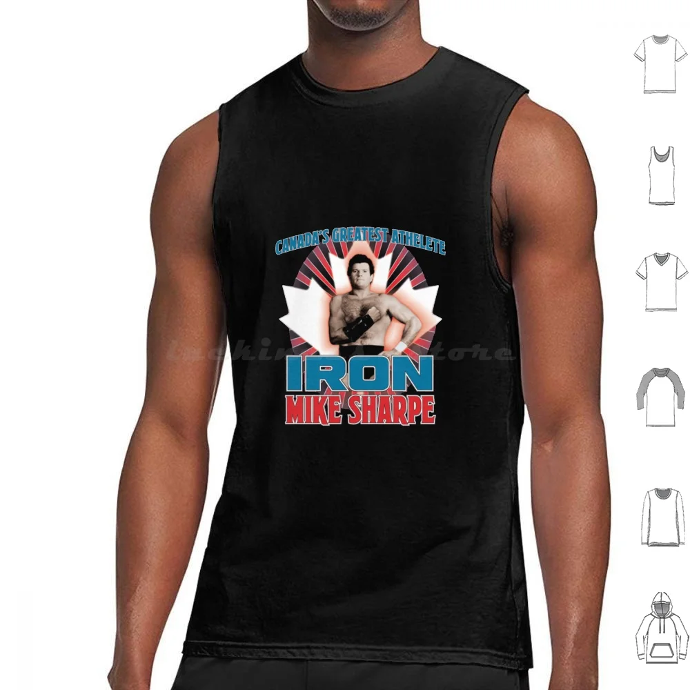 Iron Mike Sharpe iron Mike Sharpe _ Tank Tops Print Cotton Iron Mike Sharpeiron Mike Sharpe