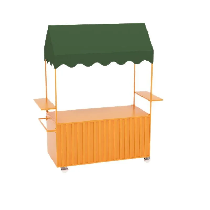Customizable Convenient Mobile Food Cart Snack Cart Roadside Stall Trolley Outdoor Night Market