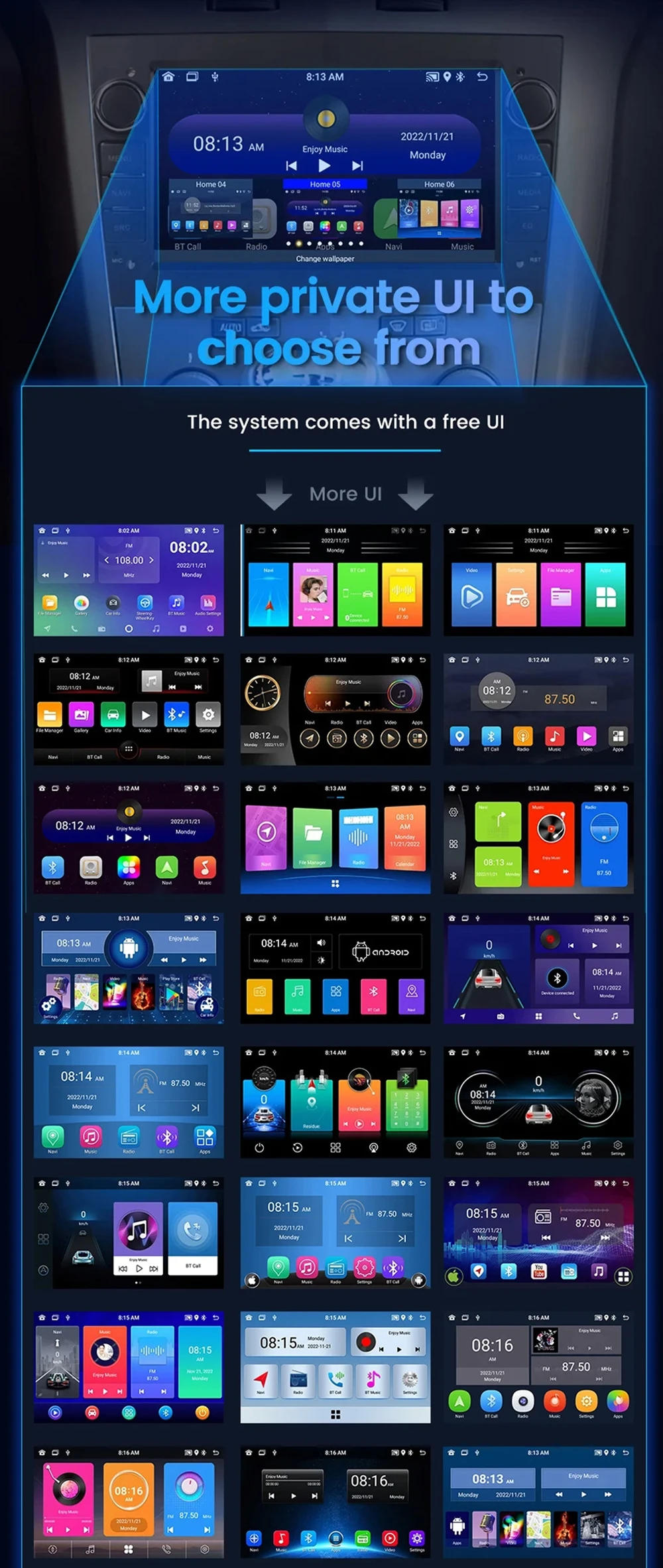 Kabelloses CarPlay Android Auto Autoradio für BMW 1er 3er E81 E82 E87 E88 E90 E91 E92 E93 Multimedia-System Autoradio CD – Detail 7