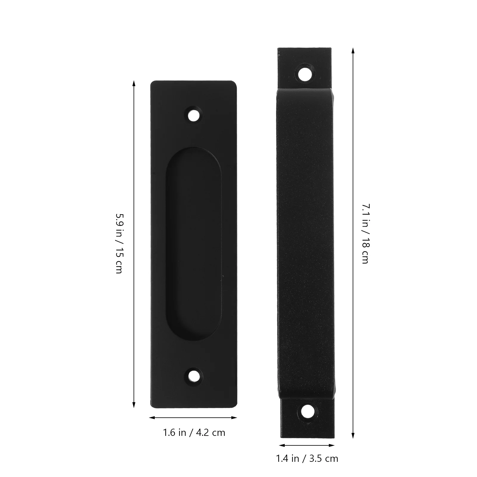 

Handle Heavy Duty Metal Pull Barn Door Pull Handle Black Barn Door Handles Black For Closet Pocket Doors Hardware