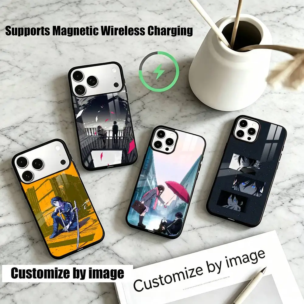 Hot Anime N-Noragamis Phone Case For iPhone18,17,16,15,14,13Plus,Pro Compatible with magnetic wireless charging