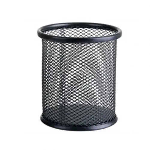 Metal Mesh Square Pencil Holder