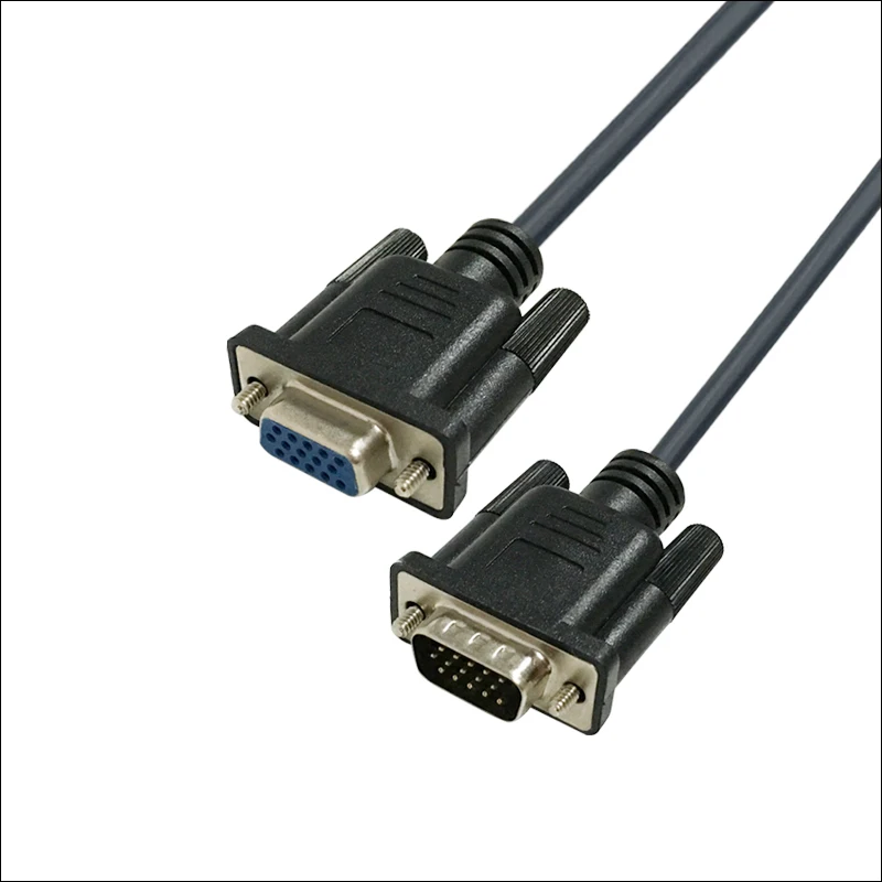 10 pcs HD.D-SUB 15Pin Male(Female) to 15Pin Female(Male) Cable