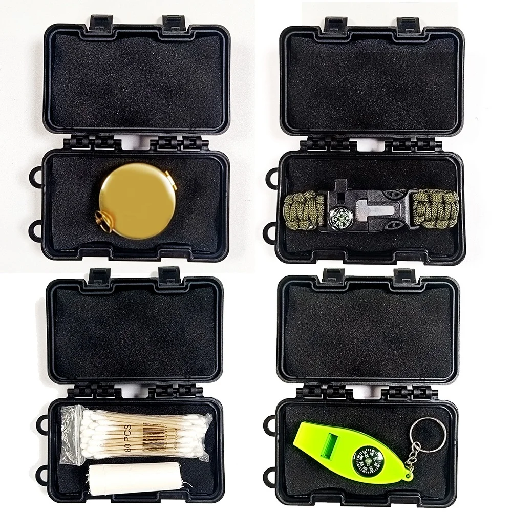 Mini porta-chaves magnético, Under Car Hide Key Box, Waterproof Key Hider, Caixa multifuncional à prova d'água para chave de reposição, Localizador GPS