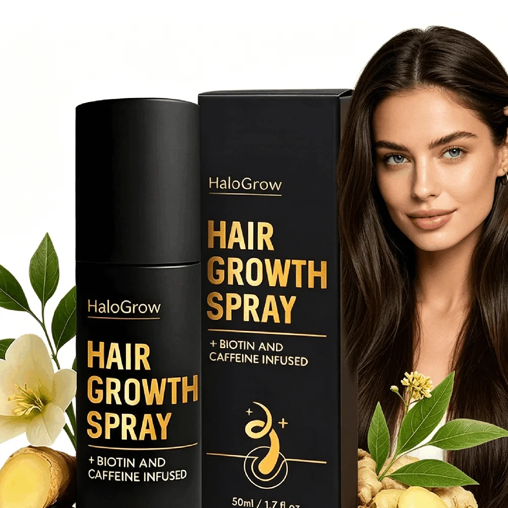

Сыворотка для роста волос Halogrow: спрей против выпадения волос, питательное средство для восстановления кожи головы, уход за волосами