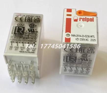 

1PCS/LOT R4N-2014-23-5230-WTL RELPOL 6A 230VAC 14PIN