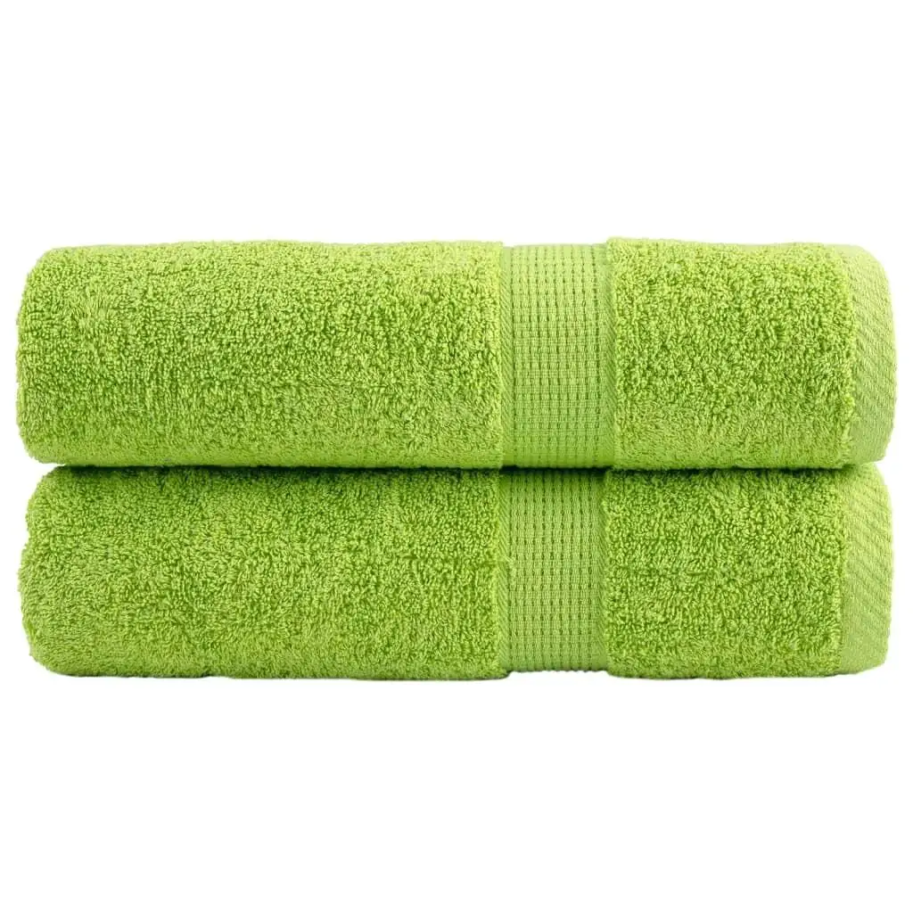 Luxury SOLUND Bath Towels Set - 2pcs, Extra Large 100x150 cm, 600 GSM Absorbent Softness