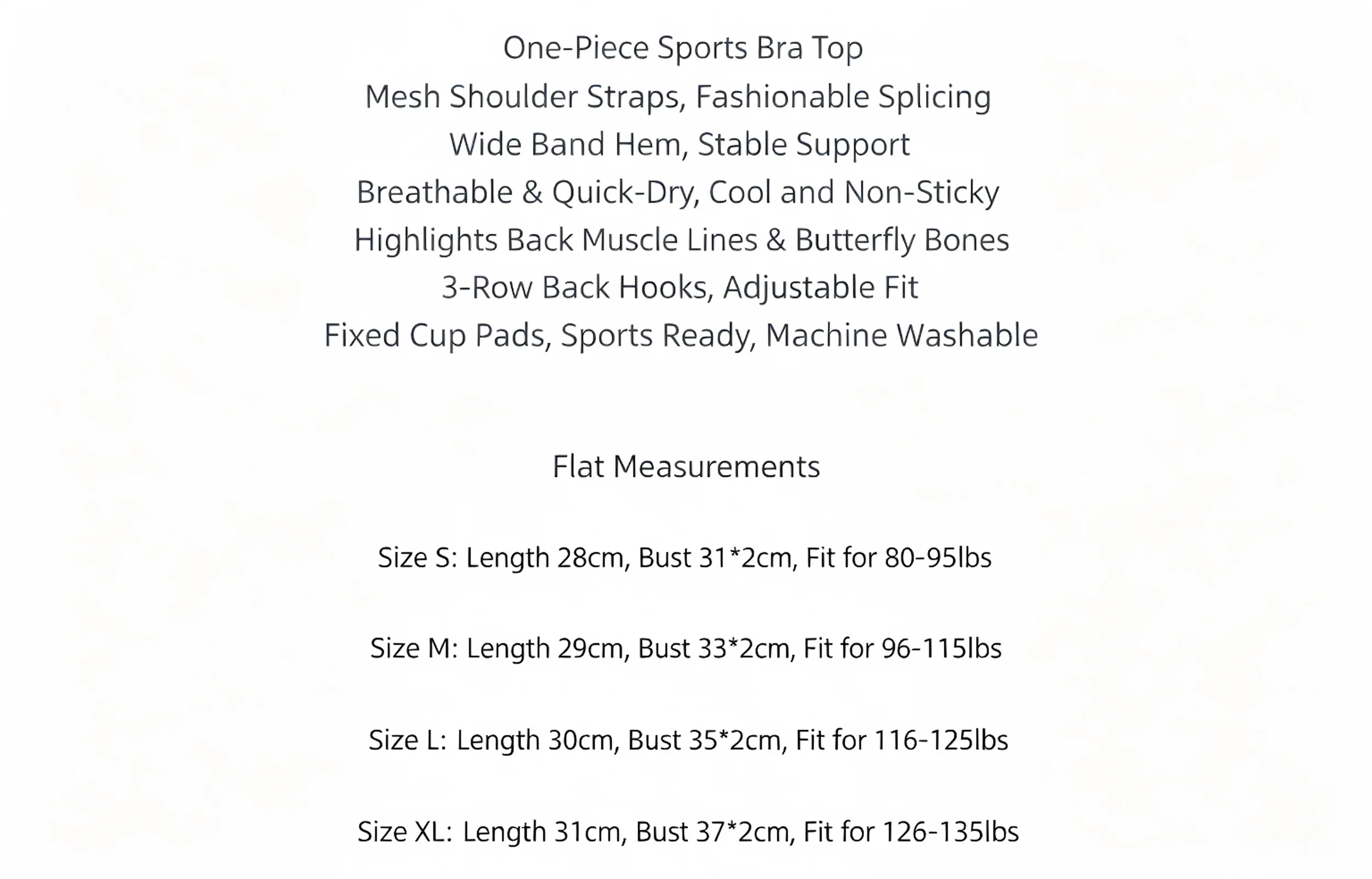 Damen-Sport-BH mit hoher Stoßdämpfung, schnelltrocknendes Yoga-Top, verstellbares Pilates-Oberteil, Fitness-Laufweste für Fitnessstudio, Unterwäsche – Detail 1