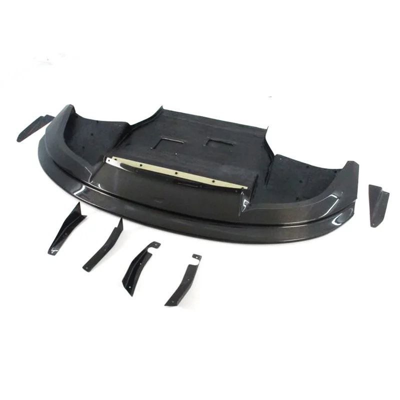 for Subaru 07-14 GR #GV #(GRB GVB) WRX STI Partial Carbon VRS Wide Body VER Style Front Bumper with Front Lip Diffuser