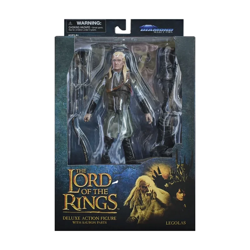 Diamond Select Toys DST Legolas The Lord of The Rings 1/12 7 Inches Original Action Figure Model Toy Birthday Gift Collection