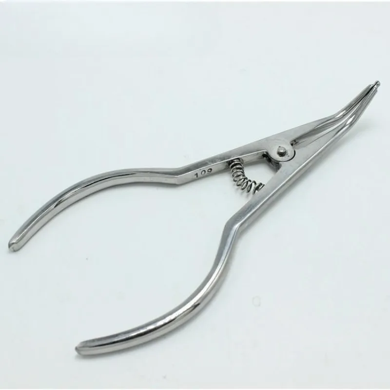 Dental Parting Ring Placer Rubber Ring Placer Forceps Orthodontic Forceps Orthodontic Tools Holding Forceps Dental Instruments