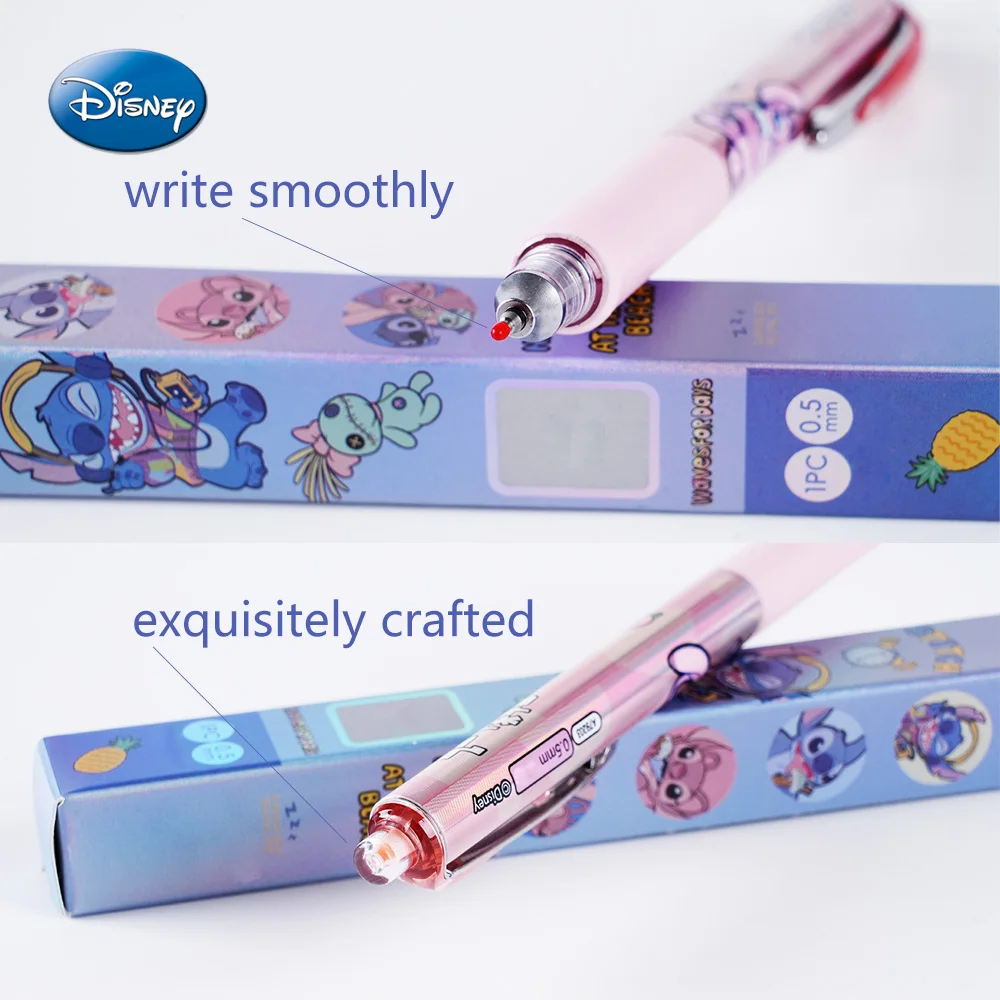 ปากกาเจลลายสติทช์ลิขสิทธิ์แท้จากดิสนีย์ 1 ชิ้น ปากกาสติทช์แบบกล่องสุ่ม ปากกาเจลแบบสุ่ม ของขวัญวันเกิด
