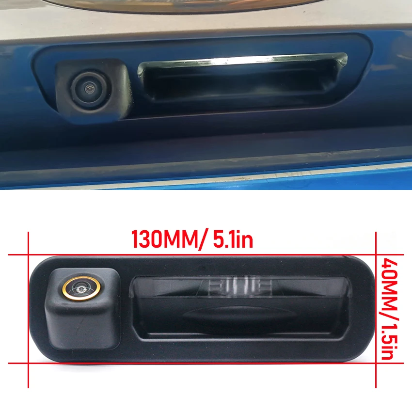 HD Rear Camera For Ford Tourneo Connect Transit Connect Wango Grand 2013~2021 Trunk Handle Backup Parking Reversing Camera