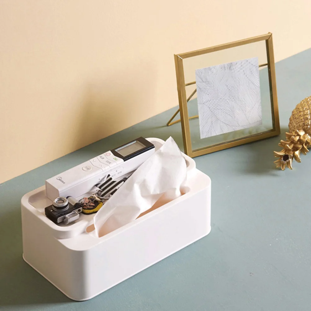 

Rectangular Tissue Box Paper ganizer Eco Friendly Lightweight Portable Easy Clean Living Room Kitchen Bathroom Office