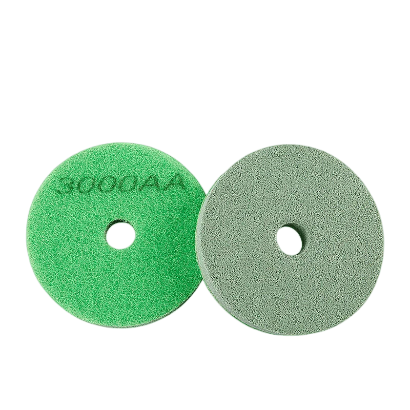 8 Stück 3" 4" Schwammfaser-Polierpads 150-10000 Körnung Polier- und Reinigungswerkzeug für Fliesen, Stein, Marmor, Beton, Keramik, Glas – Detail 9