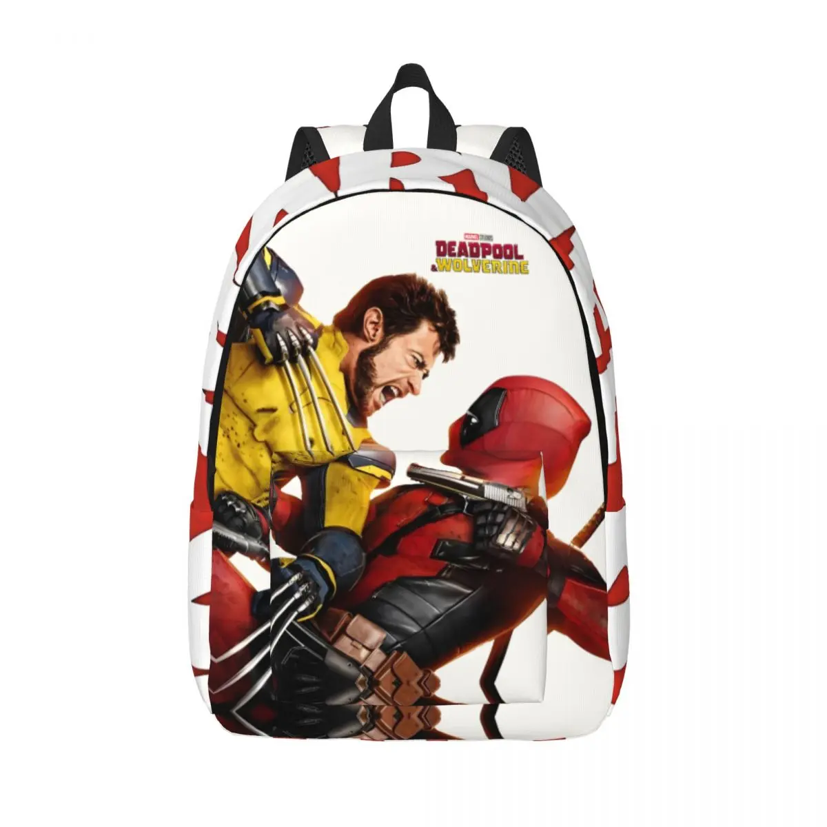 Mochila Retro lavable de Deadpool y Lobezno, bolsa universitaria de película de Disney, Marvel, Deadpool y Lobezno, regalo de regreso a la escuela, viaje