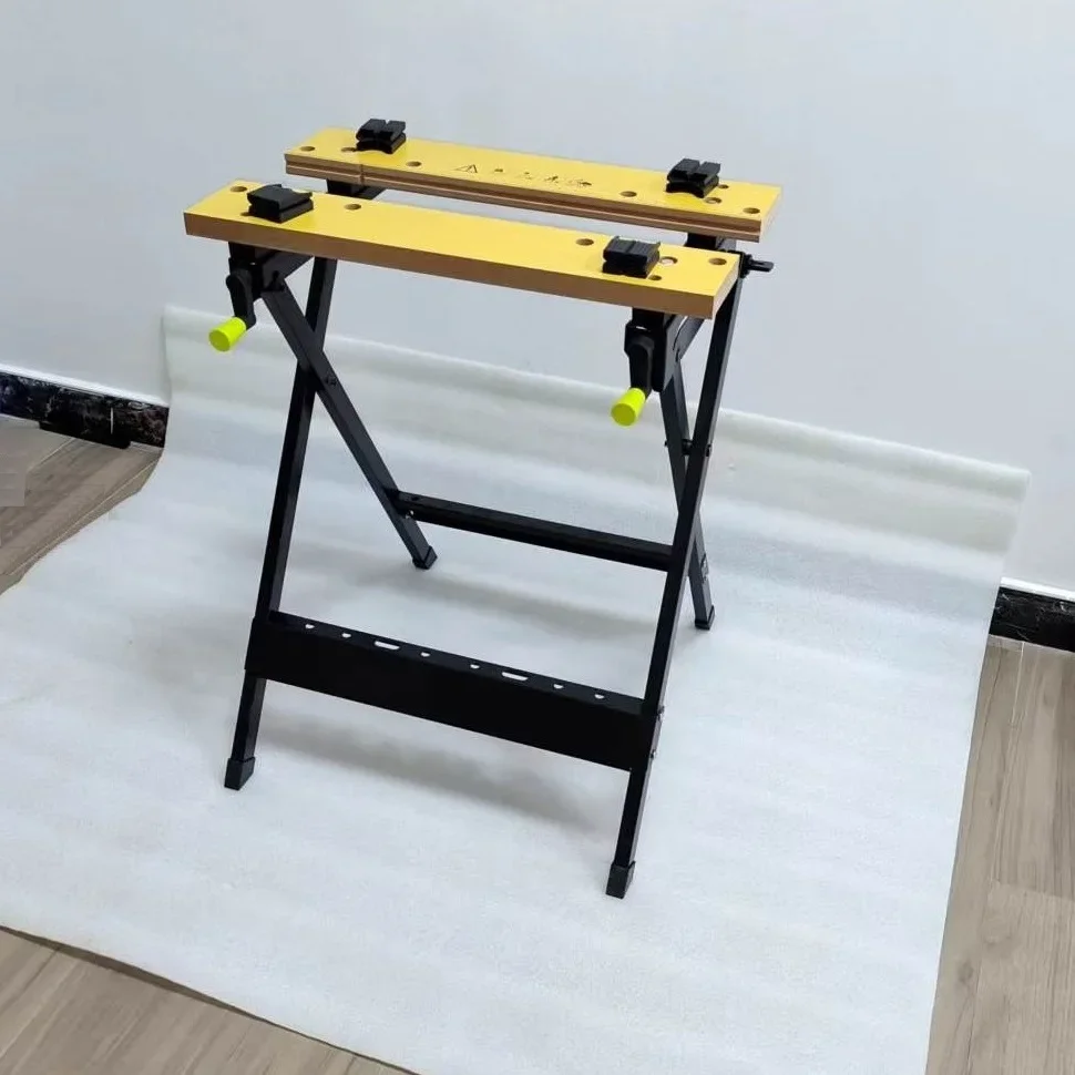 

2024 New Arrival Portable Foldable Woodworking Workbench Wooden Tool Bench For Workshop