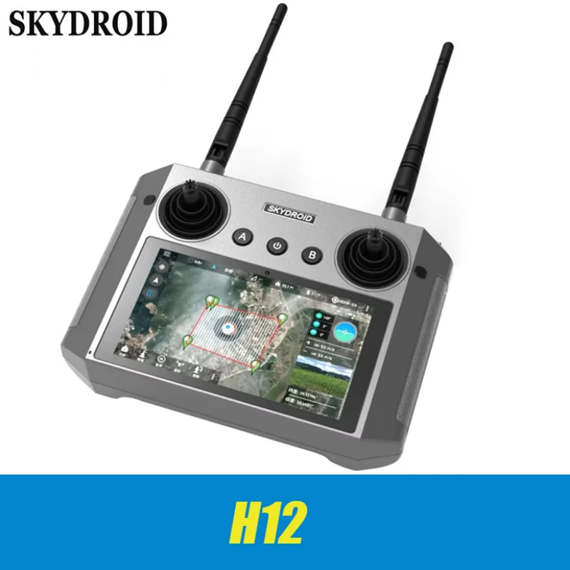 Skydroid H12 2.4GHz 12CH 1080P Digital Video Data Video Transmission Transmitter R12 Receiver For Plant Protection Machine