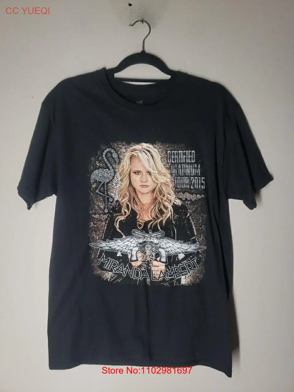 Miranda Lambert Certified Platinum Tour 2015 Black M T-Shirt ComfortSoft Music