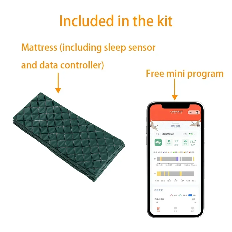 Uyku izleme kiti SMF - 800 - W - Breath Rate Monitor incelemesi ve fiyatı