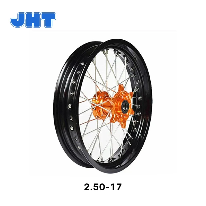 Xinyuan x26 Hengjian S5 keweisi KTM, conjunto de cubo de neumático deslizante de fusión en caliente reacondicionado, 17 pulgadas, motocicleta todoterreno