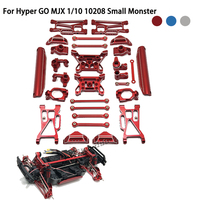 Aluminum Metal Alloy Upgrade Parts for Hyper GO MJX 1/10 10208 Small Monster RC Crawler Car Front  Rear Steering Cup C Seat