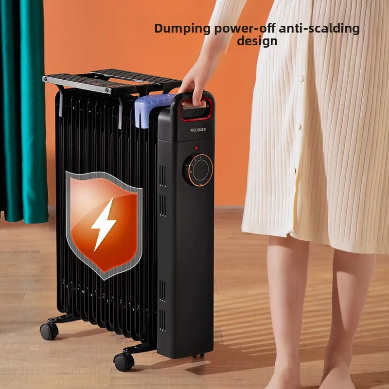 

Маслонаполненный радиаторный обогреватель для спальни и детской комнаты, энергосберегающий электрический масляный обогреватель с постоянной температурой, тихая работа