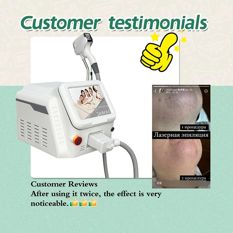 4 Wave 4head Diode Laser Hair Removal Machine Cooling Penetration Depiladora Laser Professional Beauty Epilator