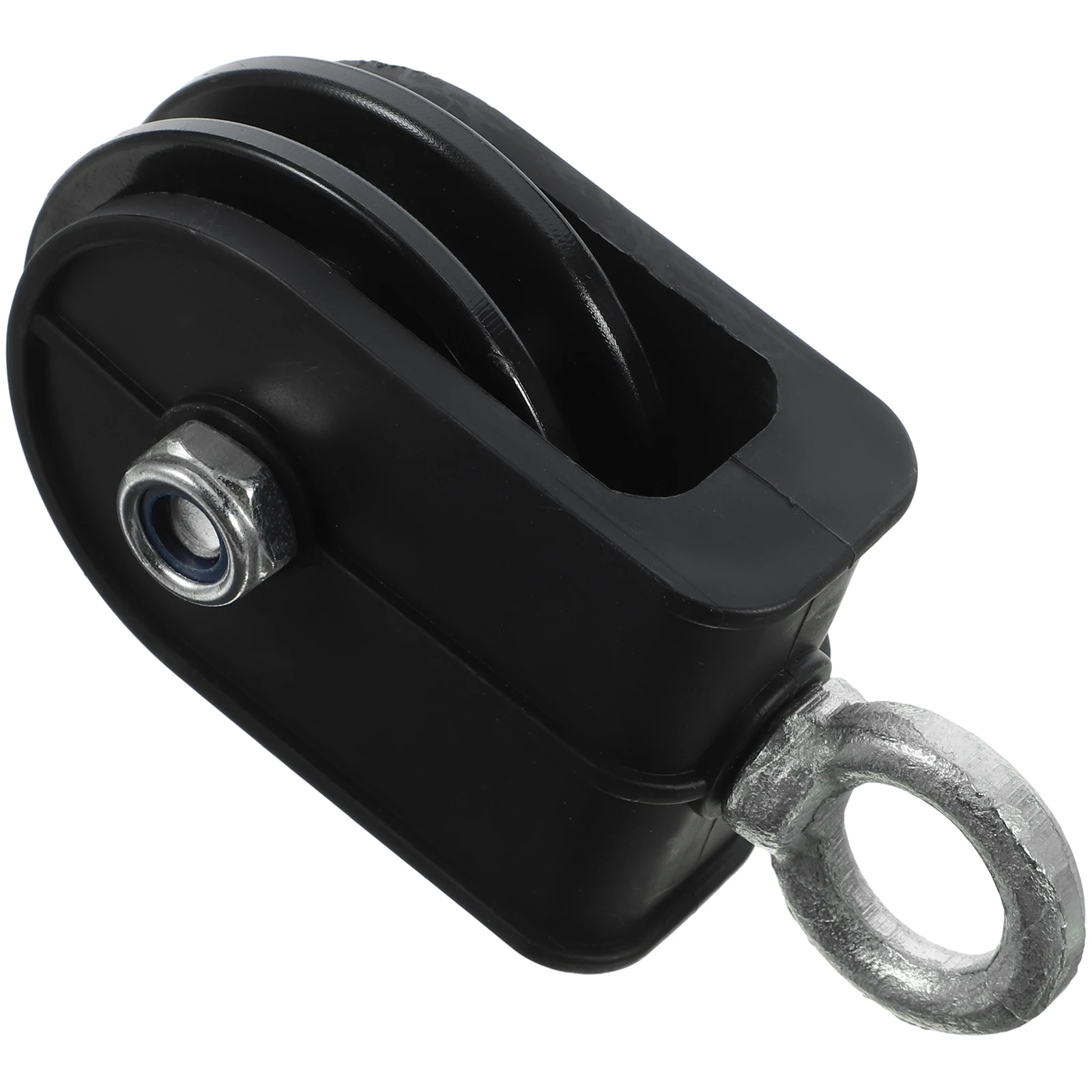 

Fitness Pulley Wheel Heavy Duty Cable Machine Attachment Sturdy Plastic and Metal Construction for Home Gym Workout Pulldown