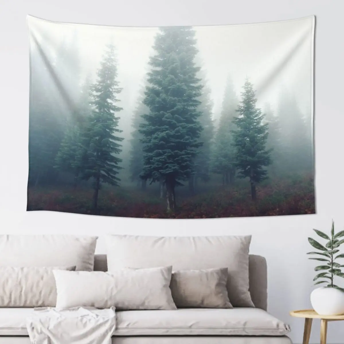 

Foggy Forest Tapestry House Decor On The Wall Korean Room Decor Wall Decorations Tapestry