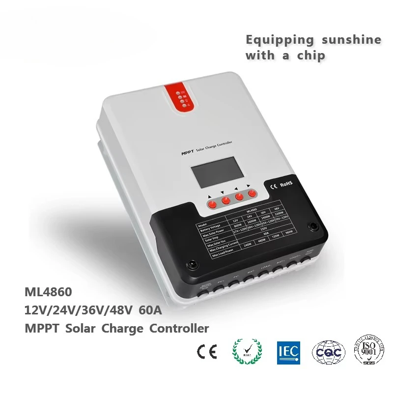 Solar ML4860 48v Power Controller 60A off Grid  Solar 60A  Power for Home Solar Controller