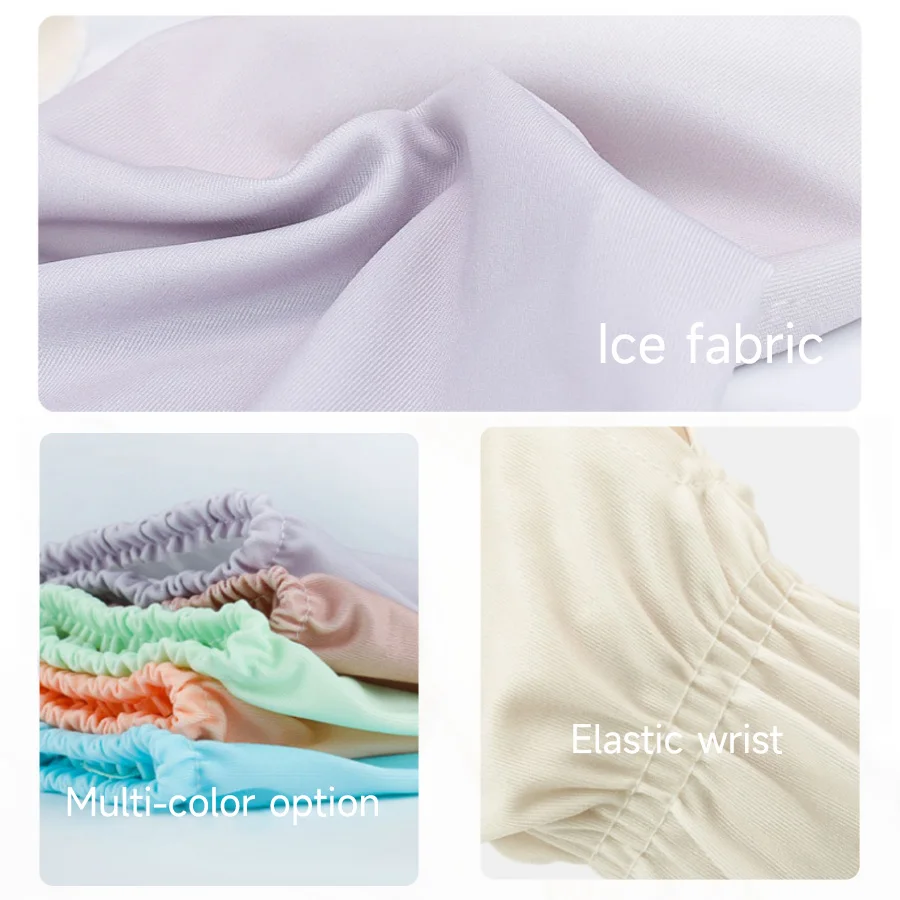 Condução mangas de sol sem dedos manga de braço ajustável com luvas proteção uv capa de braço de resfriamento jardinagem feminina ao ar livre