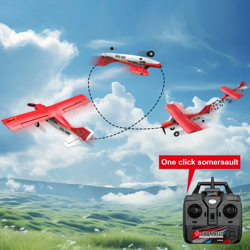 Qidi560 Moore M7 Off-road RC Plane 4CH Brushless Remote Control EPP Airplane Wing Toys Fixed Aircraft Children for Model Foam